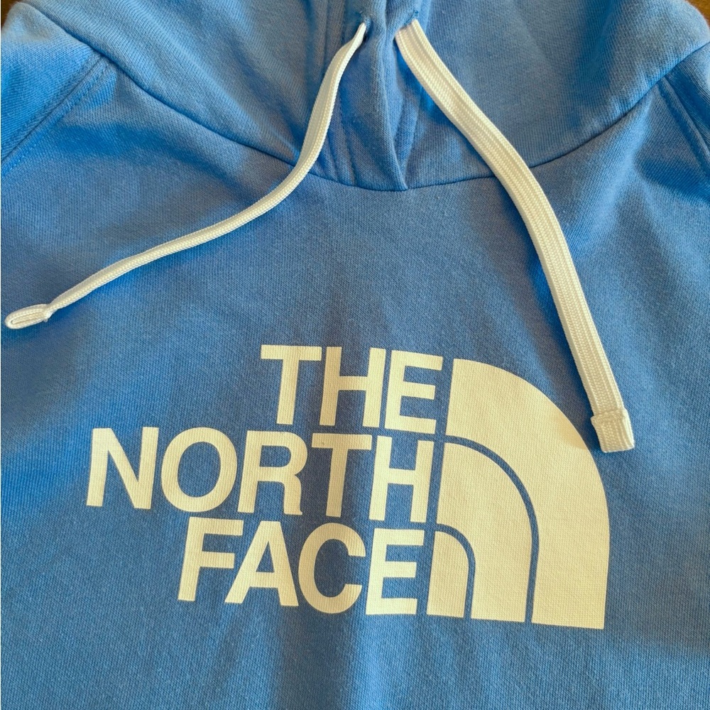Pre-owned The North Face Light Blue Women's Hoodie Size Large